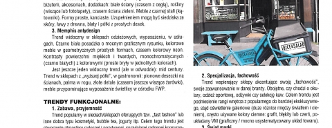 Trendy w aranżacji i umeblowaniu sklepów spożywczych, odzieżowych oraz specjalistycznych